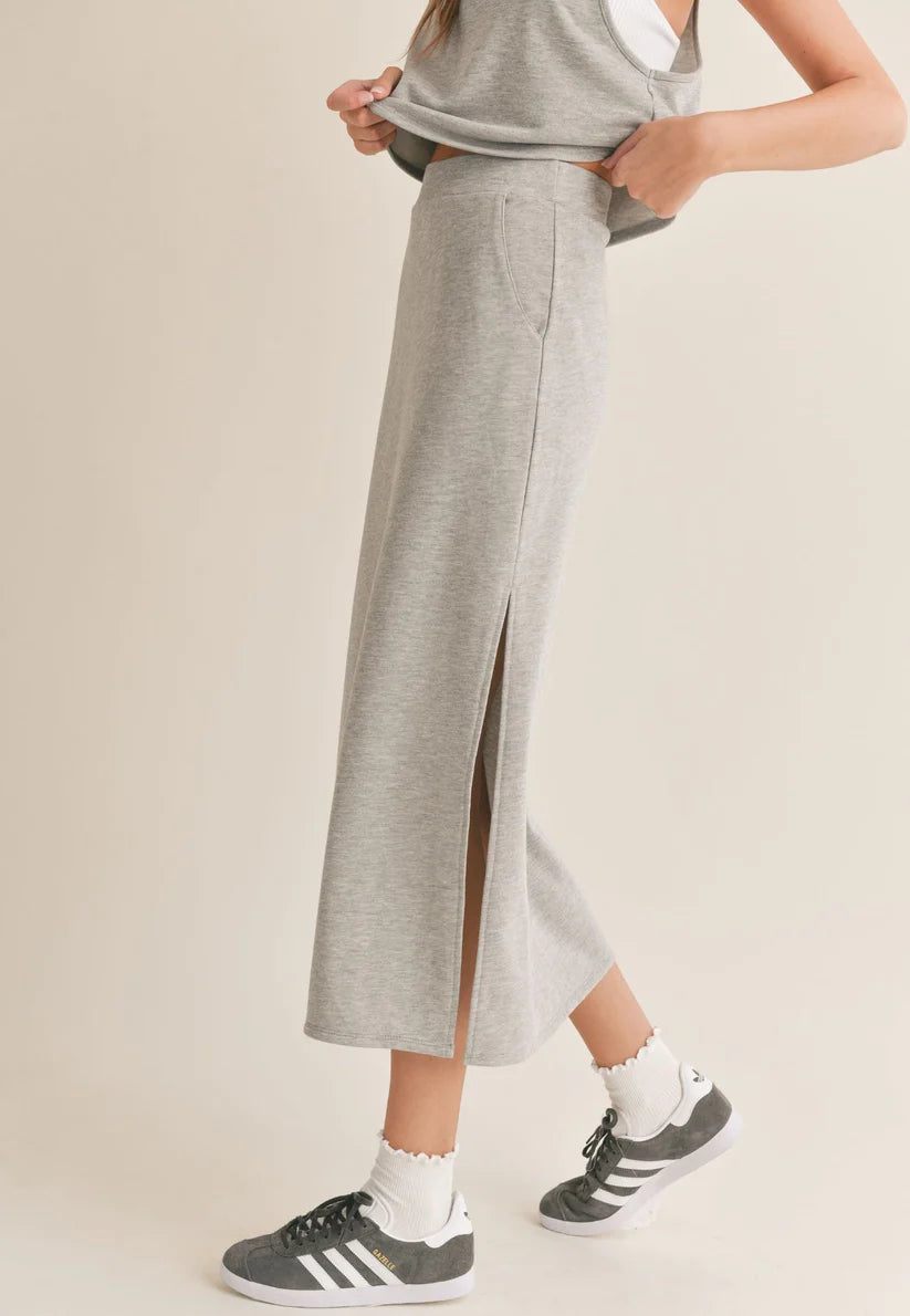 BREAK A SWEAT MAXI SKIRT