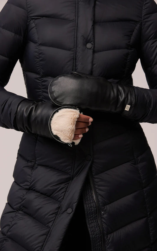 BETRICE LADIES LEATHER MITTENS