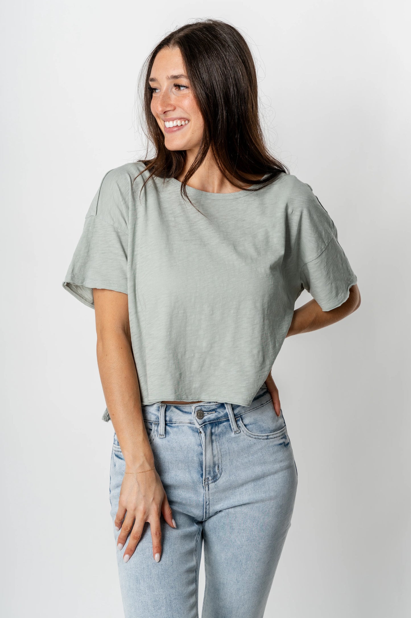 HAZEL SLUB TEE