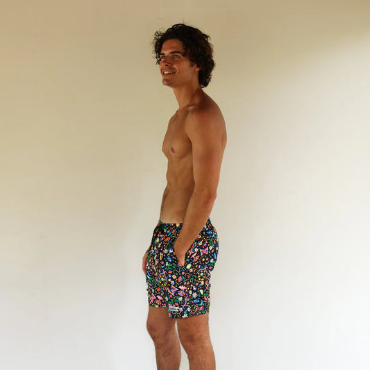 MENS SWIN TRUNKS-MIDNIGHT DRIVE