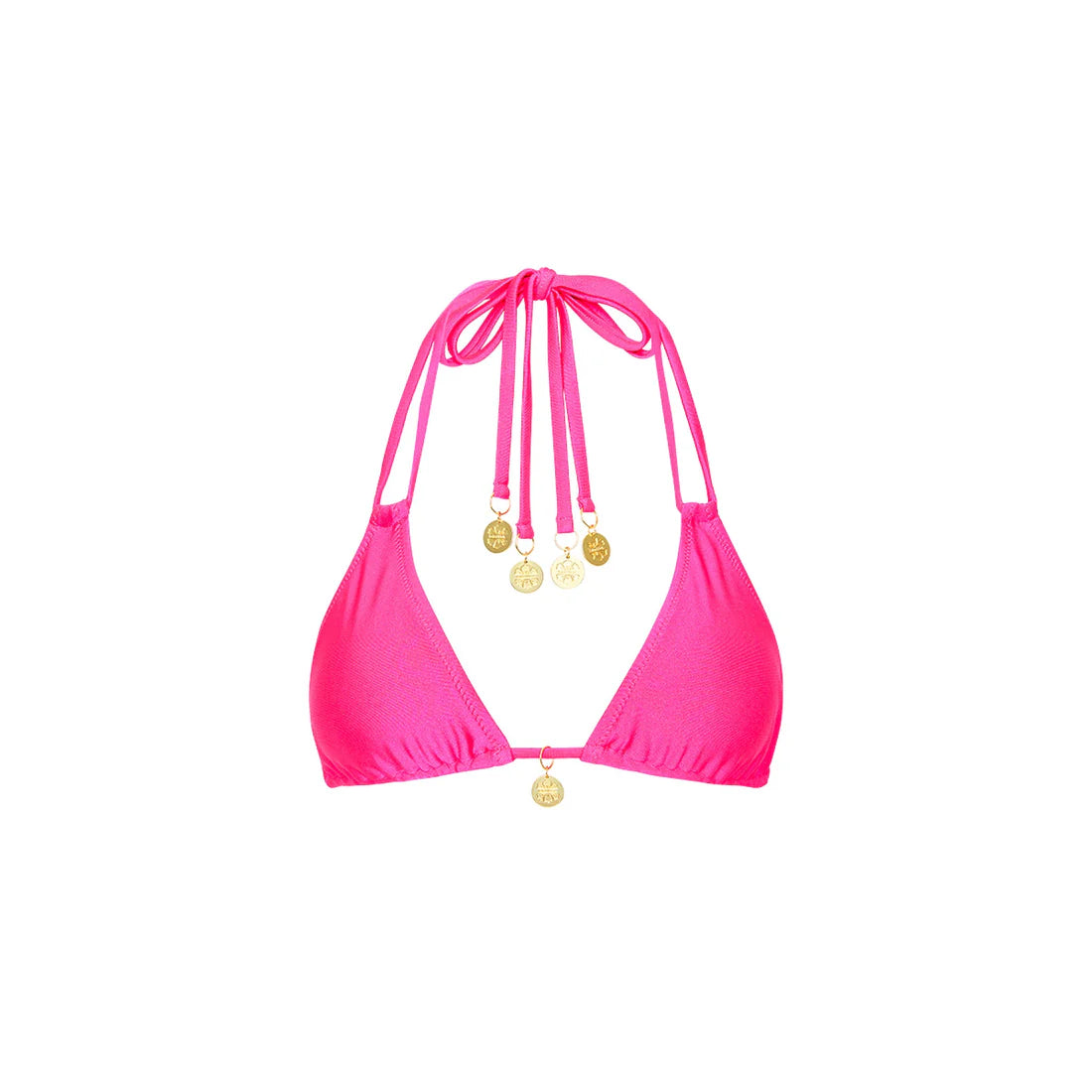 HALTER BRALETTE-POSH PINK