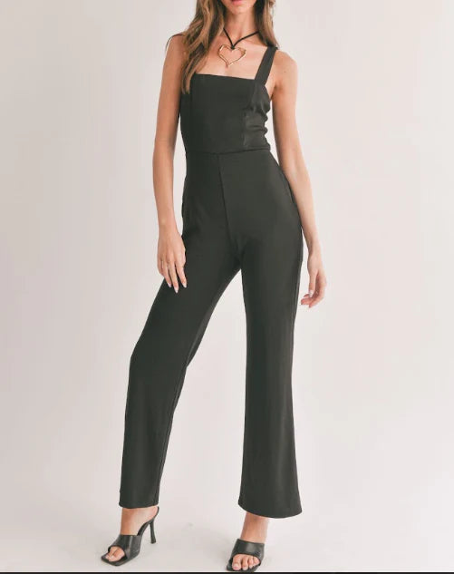 ICON SQUARE NECK JUMPSUIT