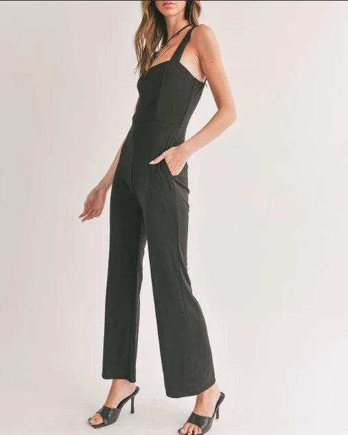 ICON SQUARE NECK JUMPSUIT