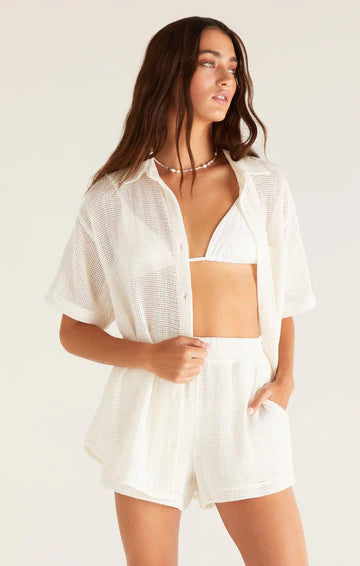 BEACH DAYS MESH SHIRT