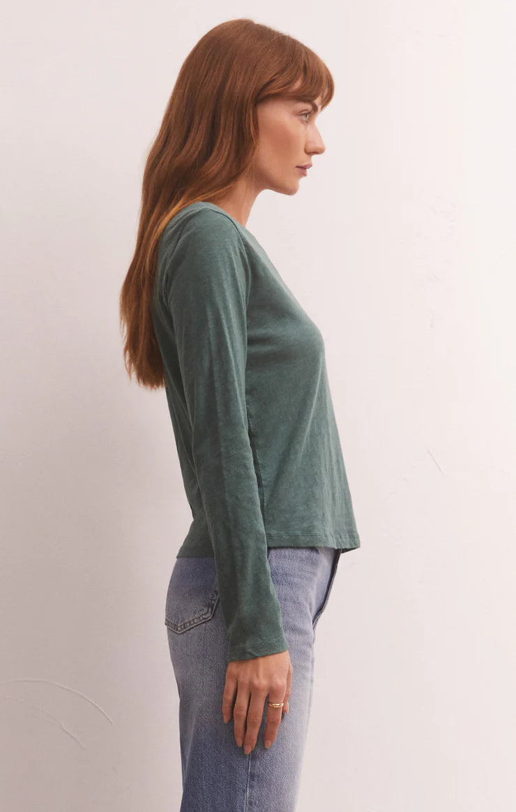 MODERN SLUB LONG SLEEVE TEE