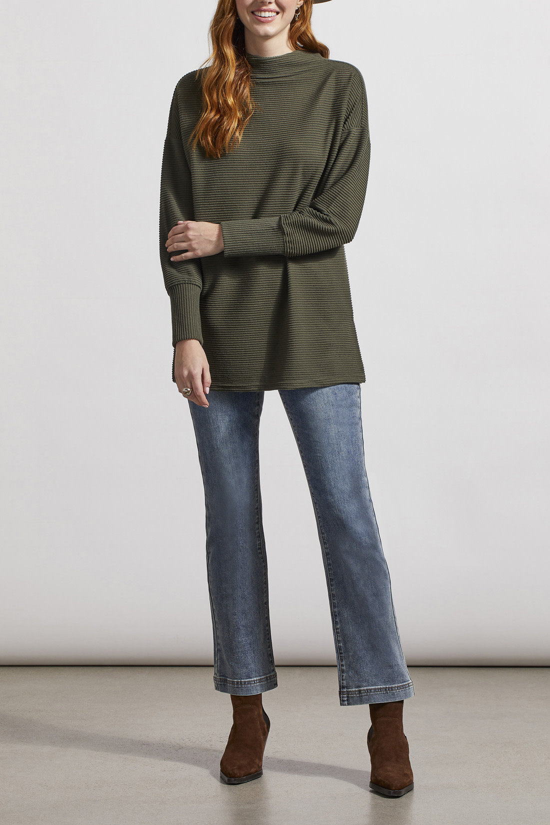 FUNNEL NECK TUNIC