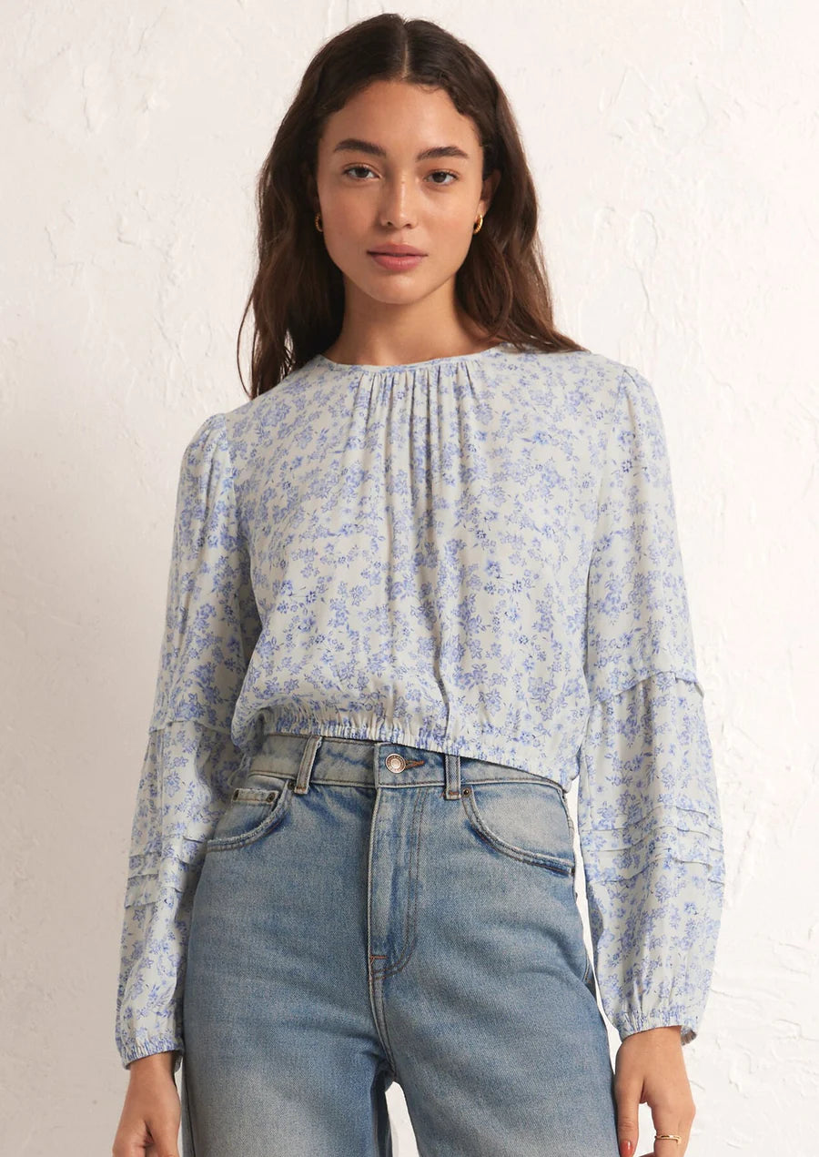 NYLAH TROPEZ FLORAL TOP