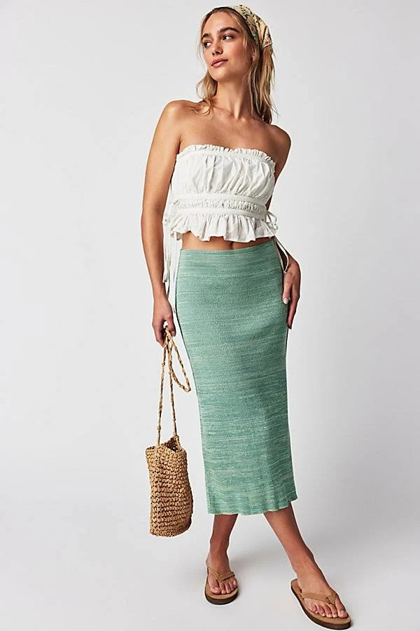 GOLDEN HOUR MIDI SKIRT