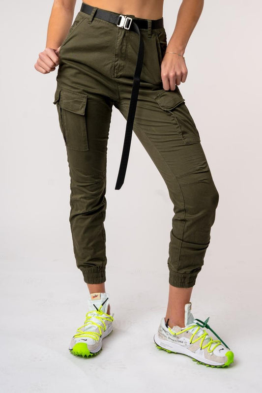 Womens Cargo Joggers