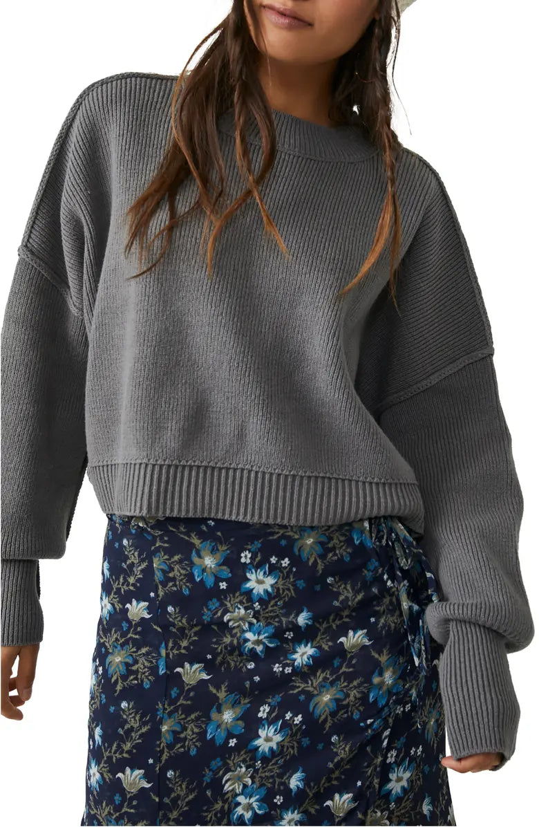 EASY STREET CROP PULLOVER