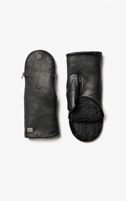 BETRICE LADIES LEATHER MITTENS