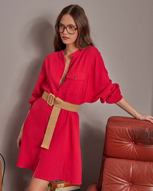 ELOAN FUCHSIA DRESS