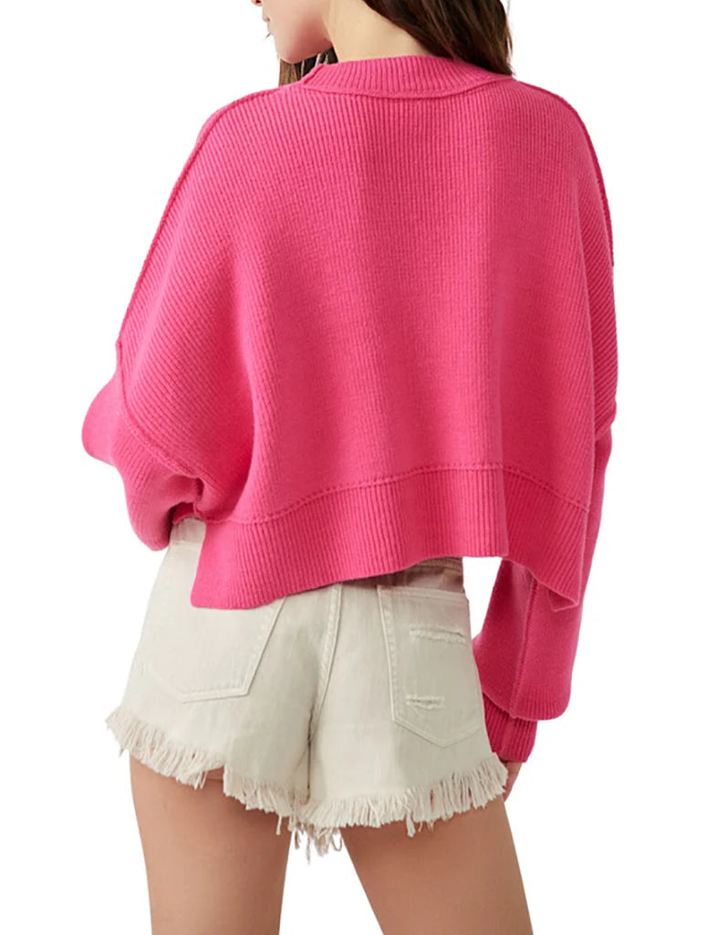 EASY STREET CROP PULLOVER