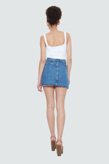 HIGH WAISTED DENIM SKIRT