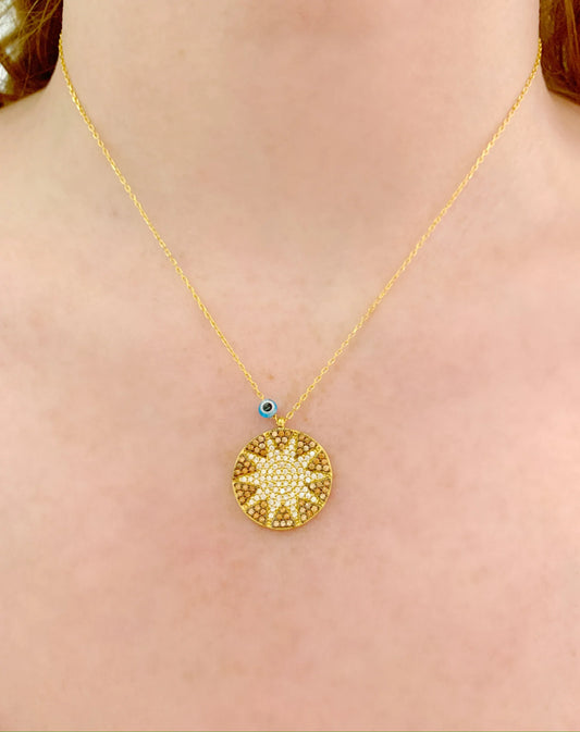 MINI BIG SUN NECKLACE