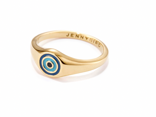 Evil Eye Signet Ring