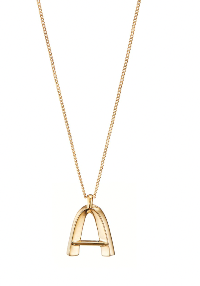 MONOGRAM NECKLACE - GOLD