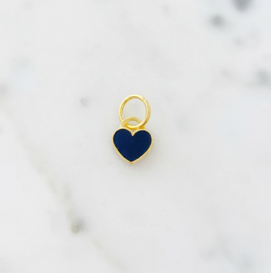 Mini Enamel Heart Charm