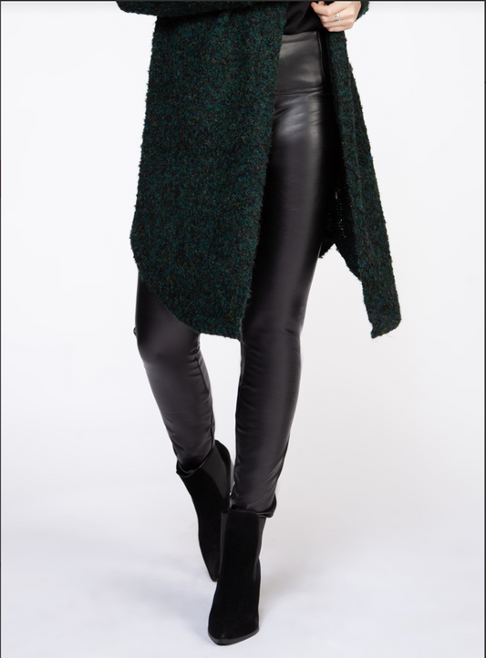 HIGH WAISTED FAUX LEATHER LEGGINGS
