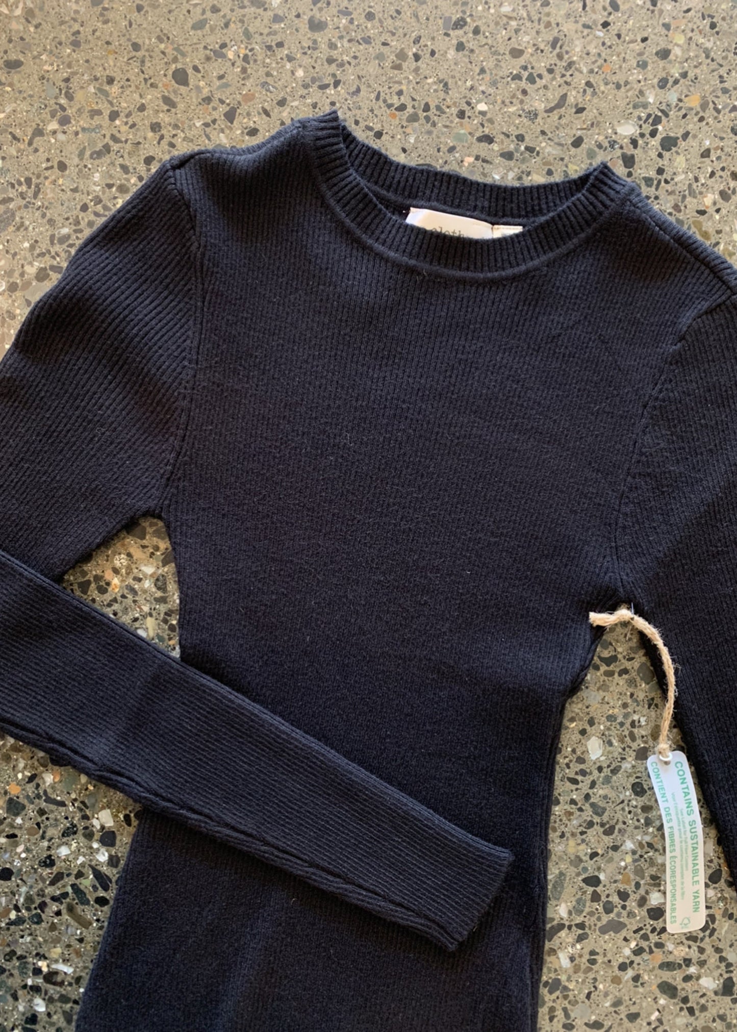 POLLY PBT RIB CREW NECK