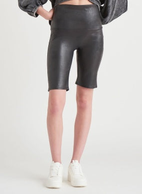 COATED BIKER SHORT